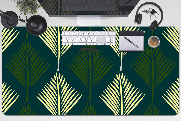Tapis de bureau feuille de palmier