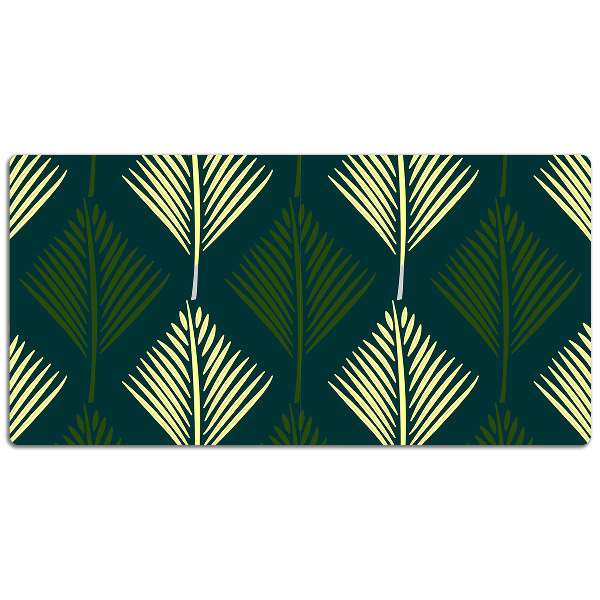 Tapis de bureau feuille de palmier