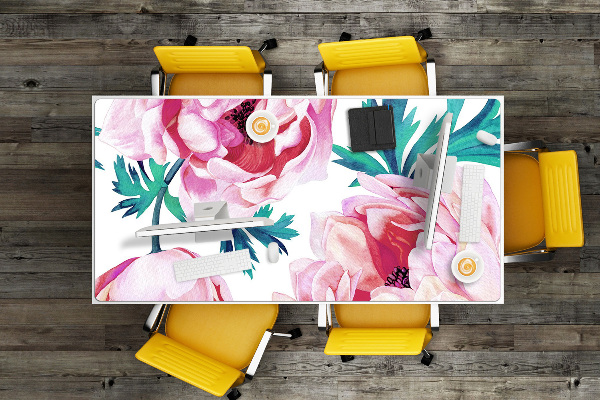 Sous main de bureau Fleur de graines de pavot