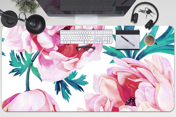 Sous main de bureau Fleur de graines de pavot
