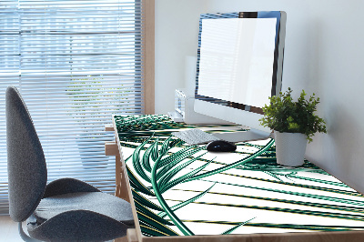 Tapis de bureau feuille de palmier