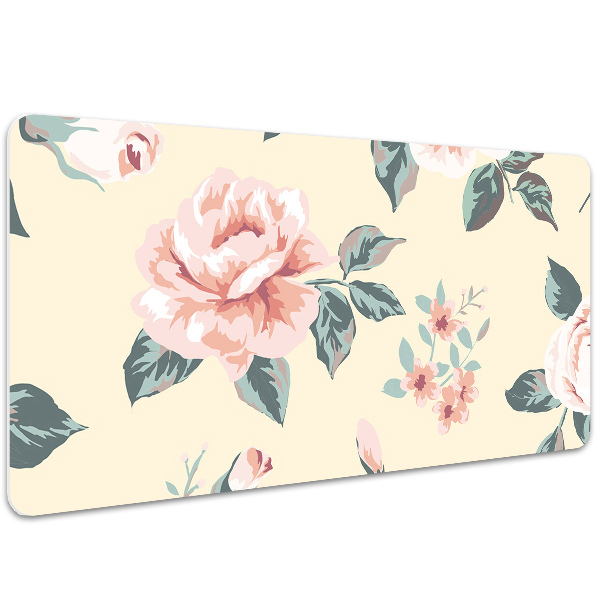 Tapis de bureau Roses vintage