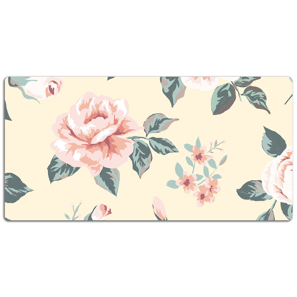 Tapis de bureau Roses vintage