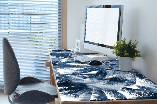 Sous-main bureau Paumes tropicales