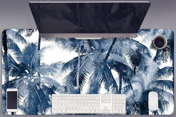 Sous-main bureau Paumes tropicales
