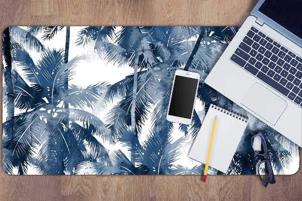 Sous-main bureau Paumes tropicales