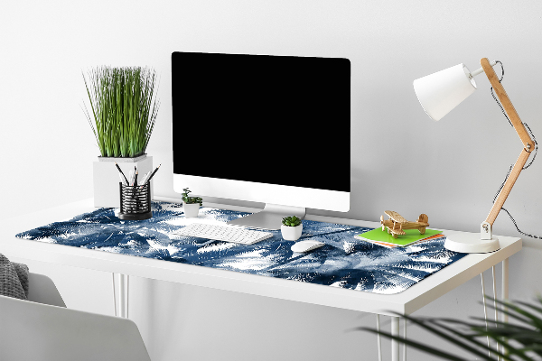 Sous-main bureau Paumes tropicales