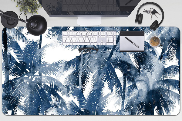 Sous-main bureau Paumes tropicales