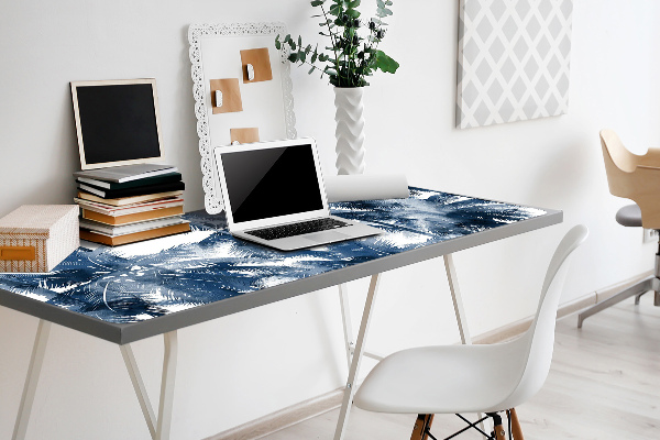 Sous-main bureau Paumes tropicales