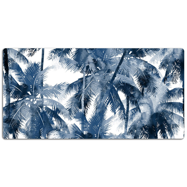 Sous-main bureau Paumes tropicales