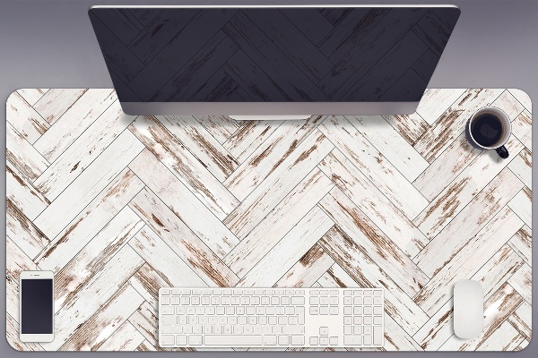Protège bureau Sol en bois