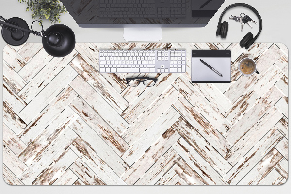 Protège bureau Sol en bois
