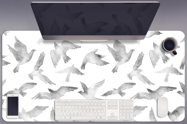 Sous main de bureau Des oiseaux