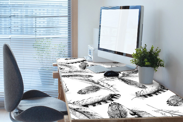 Sous main de bureau Plumes