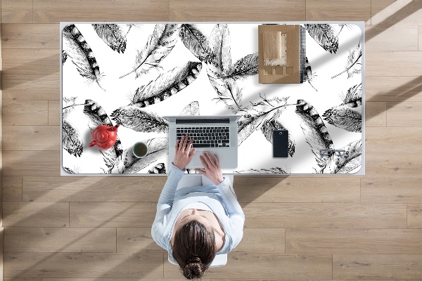 Sous main de bureau Plumes