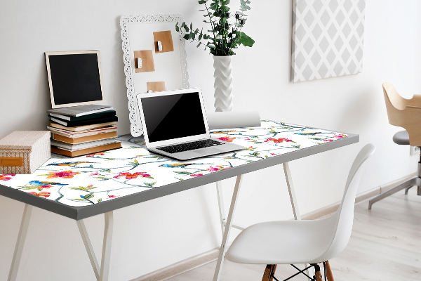 Sous-main bureau Oiseaux sur des branches
