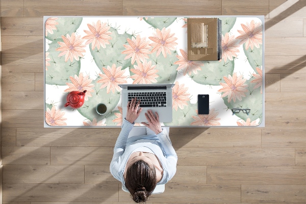 Sous main de bureau Mexique cactus