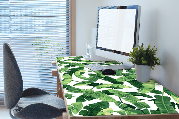 Protège bureau Feuilles tropicales