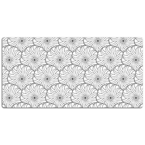 Sous-main bureau Fleur