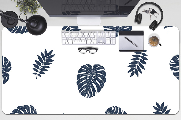 Protège bureau Feuilles tropicales