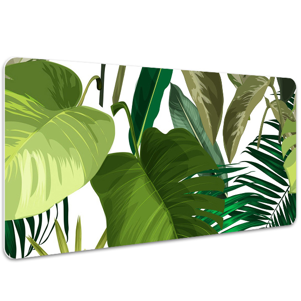 Protège bureau Feuilles tropicales