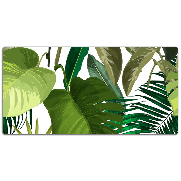 Protège bureau Feuilles tropicales