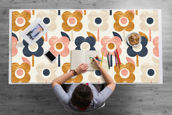 Sous main de bureau Fleurs