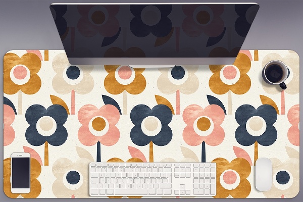 Sous main de bureau Fleurs
