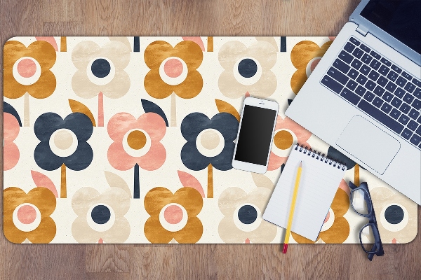 Sous main de bureau Fleurs
