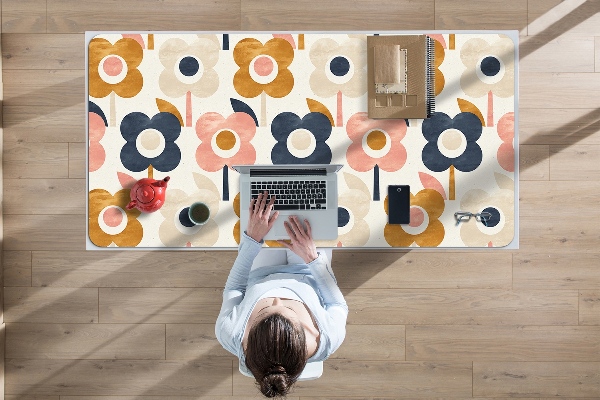 Sous main de bureau Fleurs
