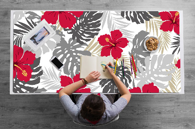 Sous main de bureau Hibiscus