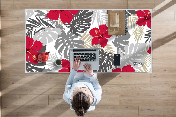 Sous main de bureau Hibiscus