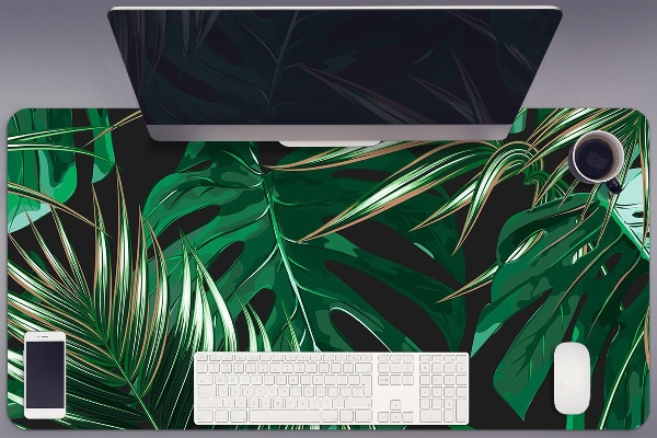 Tapis de bureau Fleurs rouges