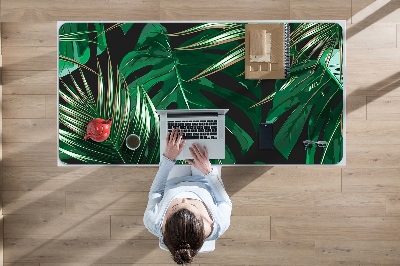 Tapis de bureau Fleurs rouges