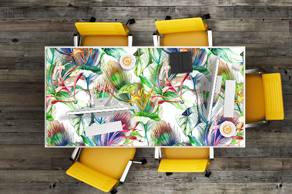 Tapis de bureau Fleurs colorées
