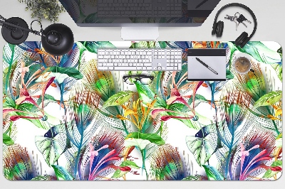 Tapis de bureau Fleurs colorées