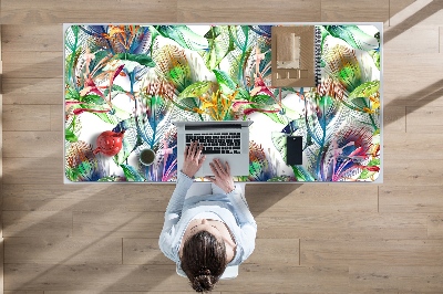 Tapis de bureau Fleurs colorées