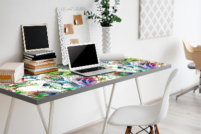 Tapis de bureau Fleurs colorées