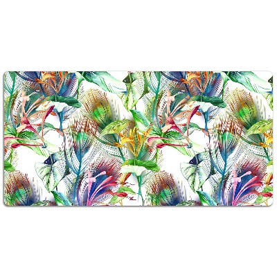 Tapis de bureau Fleurs colorées