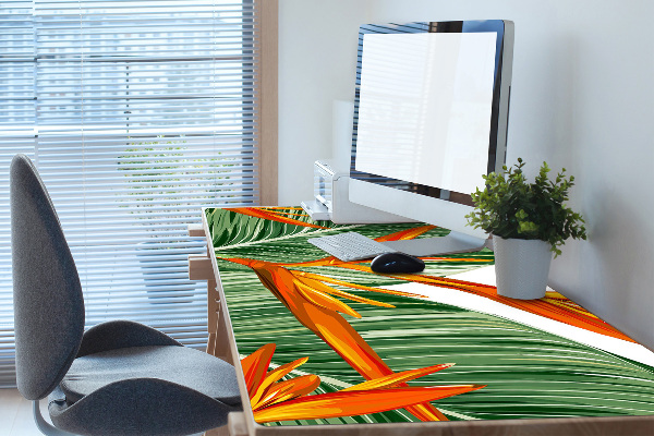 Sous-main bureau Feuilles de palmier