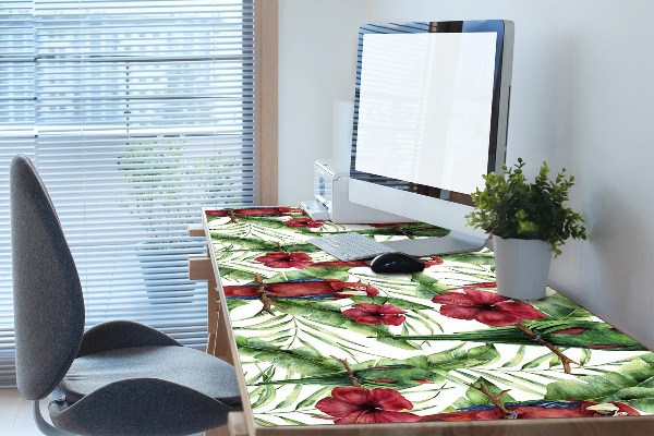 Protège bureau Perroquets exotiques