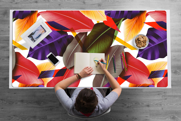 Tapis de bureau Feuilles colorées