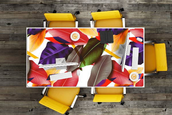 Tapis de bureau Feuilles colorées
