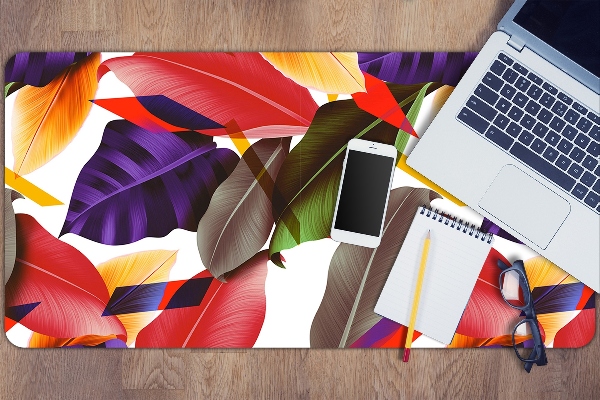 Tapis de bureau Feuilles colorées