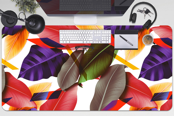 Tapis de bureau Feuilles colorées