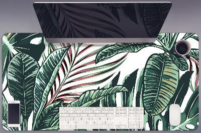 Sous-main bureau Paume tropicale