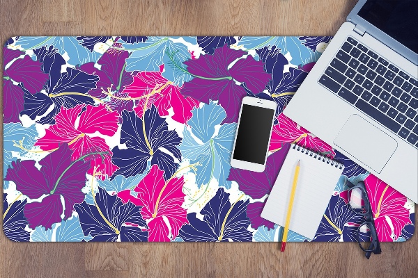Sous main de bureau Hibiscus