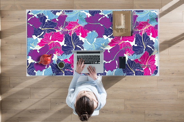 Sous main de bureau Hibiscus