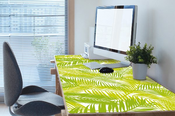 Sous-main bureau Feuilles vertes