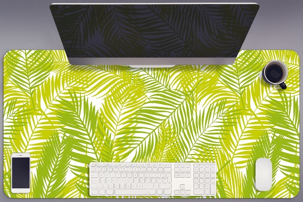 Sous-main bureau Feuilles vertes